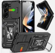 Defender Phone Case For (Samsung Galaxy Z Fold 6 ) Metal Kickstand +Camera Cover