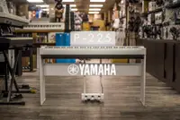 在飛比找松果購物優惠-三葉 Yamaha P225 數位 電 鋼琴 黑/白兩色 套