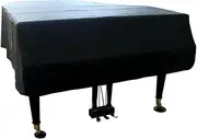 Grand Piano Cover-Piano dust Cover Elegant Black Appearance-Waterproof, Dustproof, Sunscreen and Scratch Proof -Baby Grand Piano Cover-A||200cm/79in