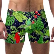 [VBFOFBV] Men's Printed Jammer Swimsuit Swim Shorts, Tropical Flower Cartoon Skull Hello Summer