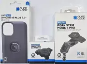 QUAD LOCK KIT iPHONE 16+ MAG Case, Dampener, FORK STEM Mount Pro *EXPRESS*