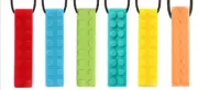 Autism Toy Brick Fidget Sensory Chew Necklace ADHD ADD