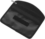 Labymos Feproof Document Bag Heat Resistant Silicone Water Proof Cash Bags with Sticking Fastener Closure for Home Office Safe Storage Small Size