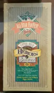 1993 UPPER DECK ALL-STAR FANFEST HEROES OF BASEBALL SET MANTLE WILLIAMS REGGIE