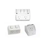 CROWN Weatherproof 1 2 3 GPO Power Point Waterproof 10A IP53 Single Double SAA