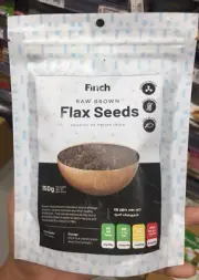 100% Fresh Brown Organic Flax Seeds Omega-3 Non-GMO Diet Super food 150g New