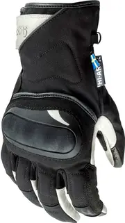 Halvarssons Oleby, gloves waterproof unisex , color: Black/Light Grey , size: 14
