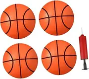 1Set Inflatable Basketball for Basketballs Inflatable Pump for Indoor Play Material Fun Sports Activity