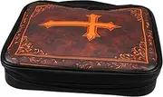 HYTROVE Vintage Bible Protection Case Small Book Cover Fabric Bible Cover Book Cover with Pockets Bible Book Protectors Bible Covers for Bible Cover Case for Men Light Brown