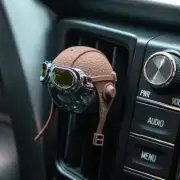 Scentxy Car Air Freshener Perfume Fragrance Diffuser Brown Pilot Helmet Retro AU