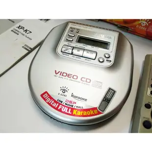 早期 愛華 AIWA xp-k7 CD隨身聽 CD PLAYER  VCD撥放