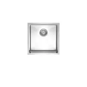 Lavello Stainless Steel Kitchen Sink - 440 x 440mm Single Bowl - Top/Under Mount - Brushed