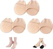 [SooGree] Ball of Foot Cushion Socks Women's Toe Cover with Padding Toe Topper Liner Socks No Show Half Socks with Sponge Cushion