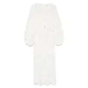 [Zimmermann] Zimmermann Coco Lace Midi Dress IV NUMERIC WHITE