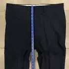 NEW Ralph Lauren Slim Fit The Comfort Flex Pant Flat Front Blue Plaid Pants