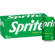 Sprite Lemonade Soft Drink Multipack Cans 375mL x 10 pack