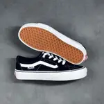 FAN SI VANS SK8-LOW PRO帆佈鞋經典黑白運動鞋