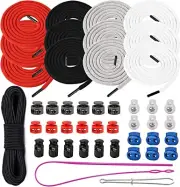 Drawstring Cord Replacement Cording with Easy Threaders+Cord Locks End