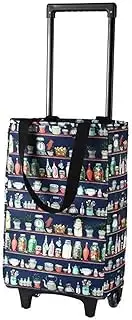Shopping cart Foldable Shopping Trolley Foldable Shopping Trolley,with Wheels Reusable Shopping Bags Large Capacity Grocery Bags and Lightweight