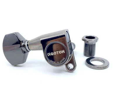 Gotoh SG360-07CK-L Electric Guitar Tuners Cosmo Black 6R - Left handed