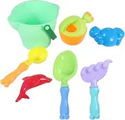Abaodam 1Set Colorful Beach Sand Playing Bucket for Ice Cream Themed Beach Accessories Random Model