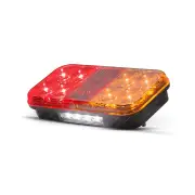 LED Autolamps Stop Tail Indicator Reflector Licence Light 12-24V 8 LED Lamp Box