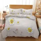 Paper Crane Flower 3D Printing Duvet Quilt Doona Covers Pillow Case Bedding Sets