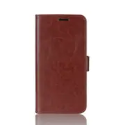 For LG K20 (2019) R64 Texture Single Fold Horizontal Flip Leather Case with Holder & Card Slots & Wallet(Brown)
