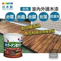 在飛比找樂天市場購物網優惠-日本製 室內外/庭院木製品 水性護木漆 南方松透明漆 防霉 