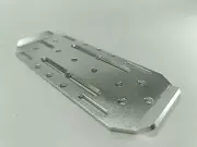 1/10 RC Battery Plate Alloy CNC Silver Anodised SCX10 Crawler Axial