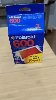 SEALED POLAROID 3-PACK 600 INSTANT CAMERA FILM PHOTOS EXPIRED 05/2003 30 PICS