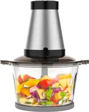 Electric Food Processor & Vegetable Chopper, High Capacity Blender Grinder for M