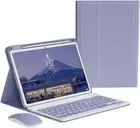iPad 10th Generation 2022 Keyboard Case Mouse, Magnetically Detachable Wireless
