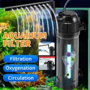 UV Sterilizer Internal Aquarium Fish Tank Filter Submersible Water Pump Oxygen