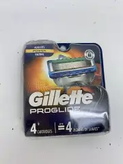1 Pack Of 4 Ct Gillette ProGlide Razor Refills Long-Lasting Razor Blades (Y144)