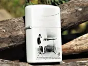 Zippo Lighter - John Lennon - Imagine - The Beatles - Piano - Rare - 28731
