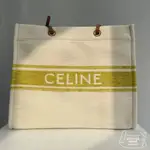 CELINE 賽琳 PLEIN SOLEIL 字母帆布包 手提包 腋下包 購物袋 192172 單肩包