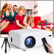 Projector with Wifi Bluetooth, 15000lux 800ANSI Native 1080P Bluetooth Mini P...