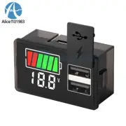 DC 8~30V Type-C USB Li-ion Battery Level Capacity Indicator Meter Voltmeter