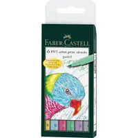 在飛比找PChome24h購物優惠-Faber_Castell PITT軟毛筆頭藝術筆粉彩色系*