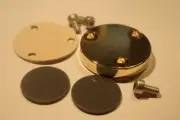 NEW THORENS TD 124 MK1 MK2 BRONZE BEARING END CAP THRUST PLATE 6 MM MADE ITALY
