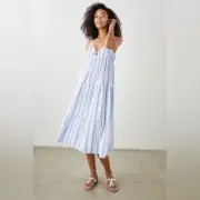 Rails Avril Dress Gibson Stripe Size Large