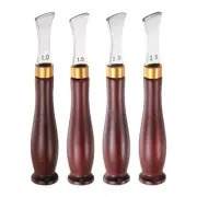 Leather Edge Creaser 1mm 1.5mm 2mm 2.5mm Stainless Steel DIY Leather Red