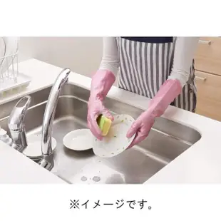 【COMBO!】日本製頂級透氣舒適加長款清潔手套*1雙入 乳膠家用家事洗碗手套(橡膠防水止滑家務)