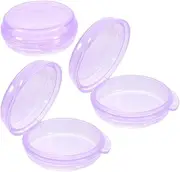 GARVALON 3pcs Pill Box Storage Medicine Dispenser Organizer Colored Medicine Case Container Small Plastic Travel Accessories Household Dispenser For Purse Household Holder Lovely Case