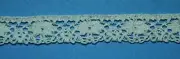 TRIMPLACE WHITE 1/2 Inch VINTAGE FLOWER Cluny. 15 Yards