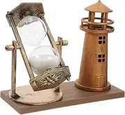 Hourglass Ornaments Vintage Decor Home Decor Vintage Hourglass Ornaments Hourglass Sand Clock Hour Glass Hourglass Shape Decoration Golden Plastic