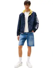 [Tommy Jeans] Isaac Relaxed Denim Shorts in Medium Blue