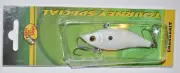 older bass pro shops rattlin vibe 2.75" 7/16oz lipless crank white shad