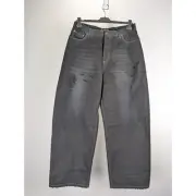 Balenciaga Large Baggy Jeans Denim in Matte Black BNWT Medium